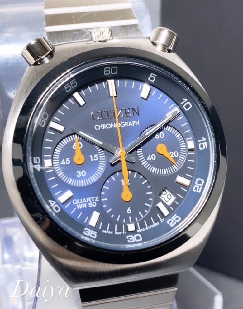 新品 シチズン コレクション レコードレーベル ツノクロノ 限定 腕時計 メンズ CITIZEN COLLECTION RECORD LABEL AN3660-81L 復刻モデルの画像1