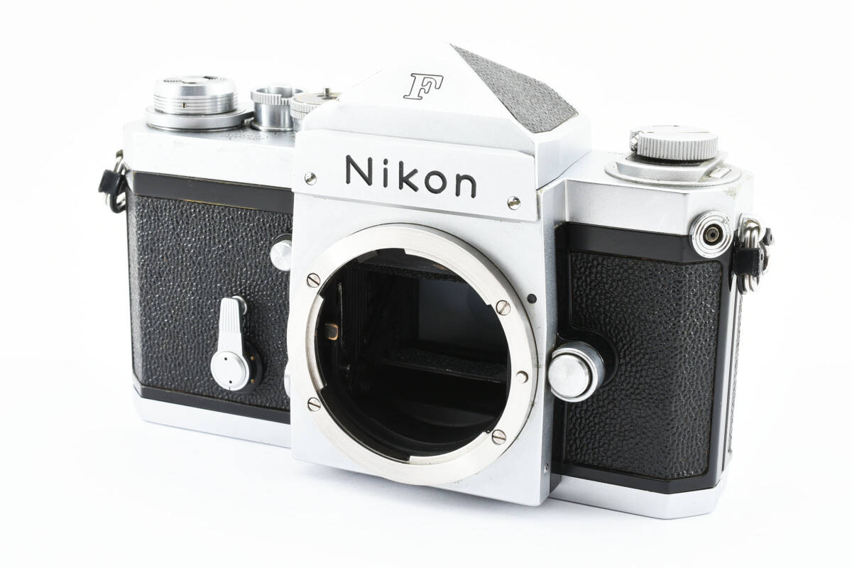 ☆動作正常☆ Nikon F アイレベル シルバー 富士マーク ニコン 一眼レフ フィルム カメラ ボディ_画像1