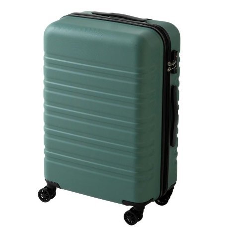 【訳アリ品】スーツケース 大型 キャリーバッグ ーケース 軽量 [TY8098 ファスナータイプ Lサイズ] コバルトグリーン TSAロック (W) [011]_画像1