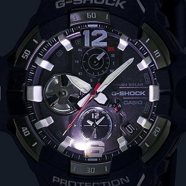 即決あり【G-SHOCK MASTER OF G グラビティマスター GR-B300シリーズ ソーラー Bluetooth アナログ ブラックメンズ腕時計】GR-B300-1AJF_画像5