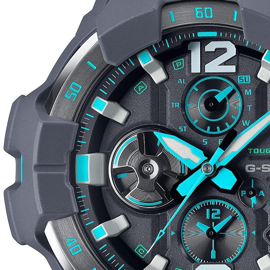 即決あり【G-SHOCK MASTER OF G グラビティマスター GR-B300シリーズ ソーラー Bluetooth アナログ グレーメンズ腕時計】GR-B300-8A2JF_画像3