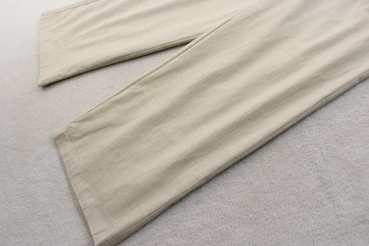 3-172 new goods waist rubber flax . wide pants 