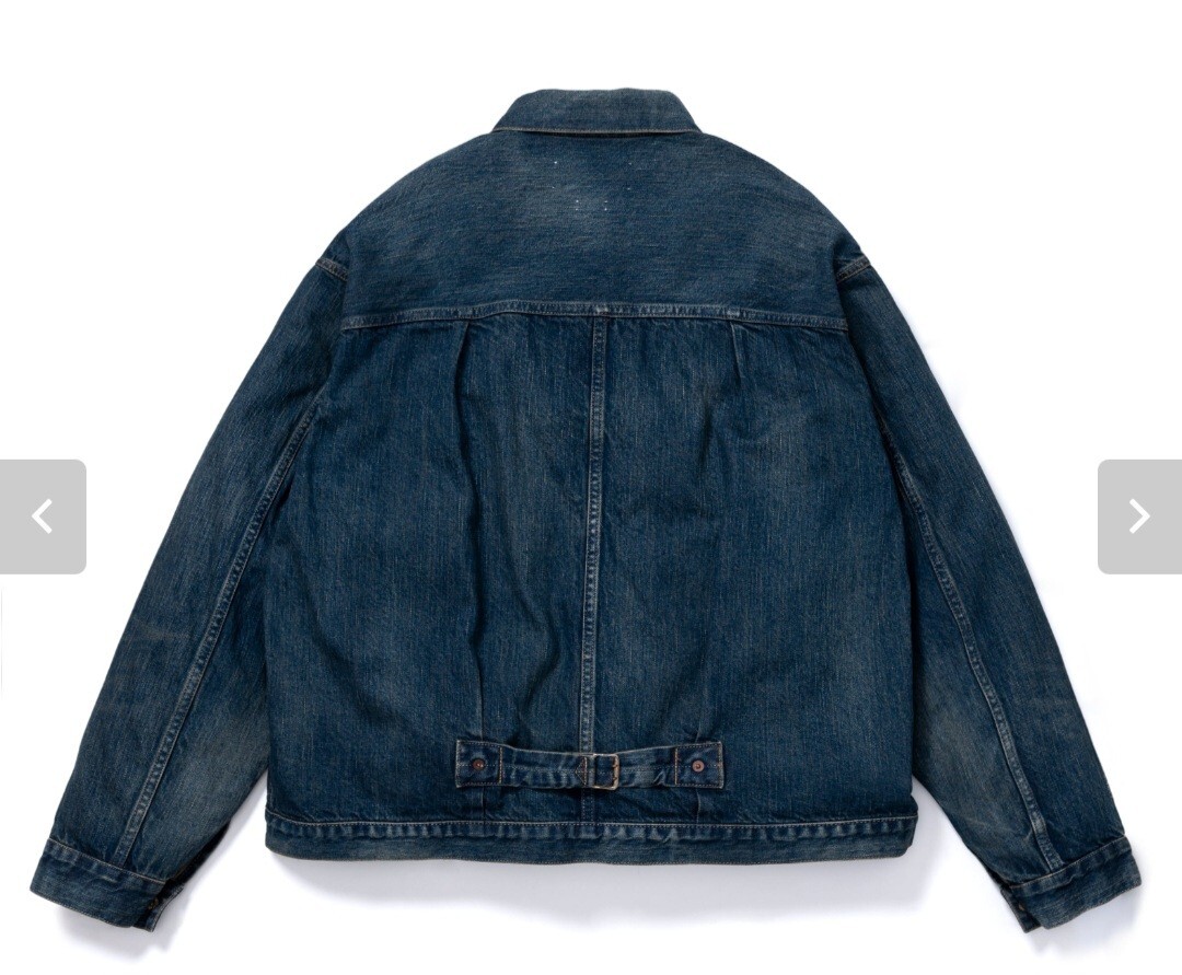 A.PRESSE for everyone 48 L Vintage 1st type Denim Jacket アプレッセ エブリワン T-BACK 新品未使用_画像4