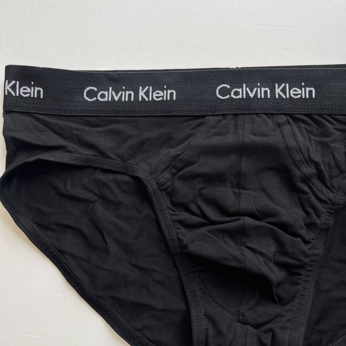 Calvin klein カルバンクライン メンズビキニ　XL(L) ブラック　黒　ビキニブリーフ　メンズインナーウエア　コットンストレッチ　男性下着