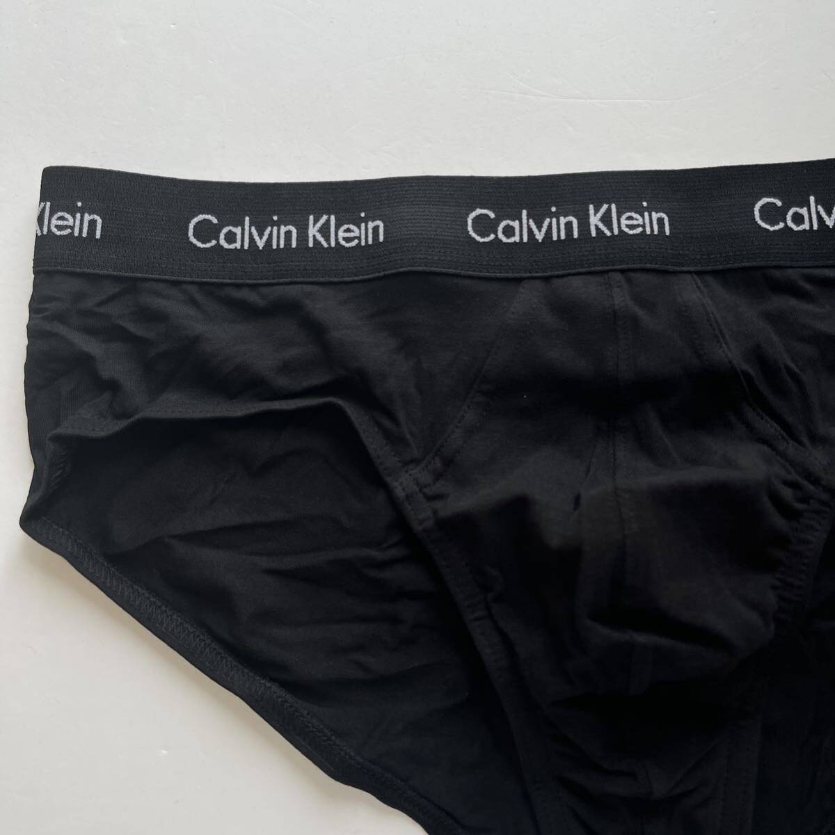 Calvin klein カルバンクライン メンズビキニ　XXL(XL) 黒　ビキニブリーフ　ブラック　コットンストレッチ　男性ビキニ　男性下着_画像3