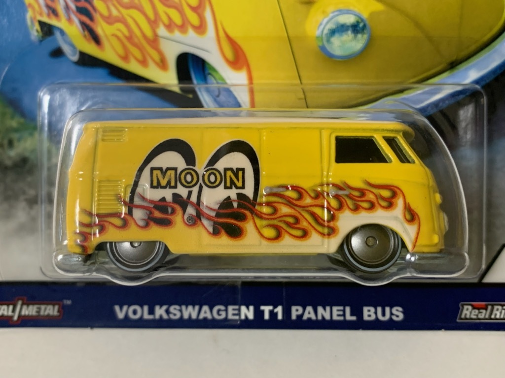 ☆ Hot Wheels CARGO Carriers【VOLKSWAGEN T1 PANEL BUS】MOONEYES/ムーンアイズ 1/64（未開封）☆_画像2