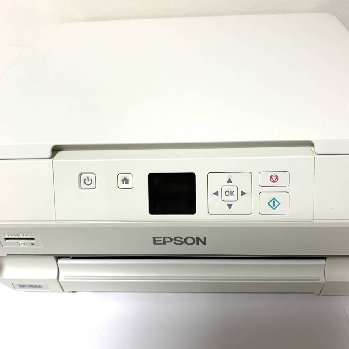 EPSON EP-706A プリンター エプソン インクジェットプリンター 複合機 通電確認済_画像3