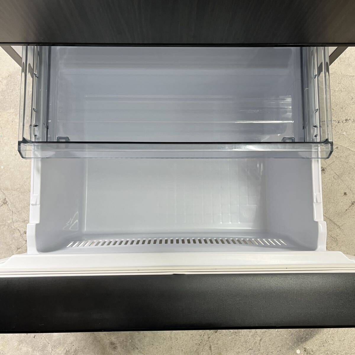 直接取引限定 美品 AQUA 4ドア冷蔵庫 自動製氷 368L 2022年製 AQR-V37M ウッド調 ブラウン 右開き アクア 冷凍冷蔵庫 _画像10