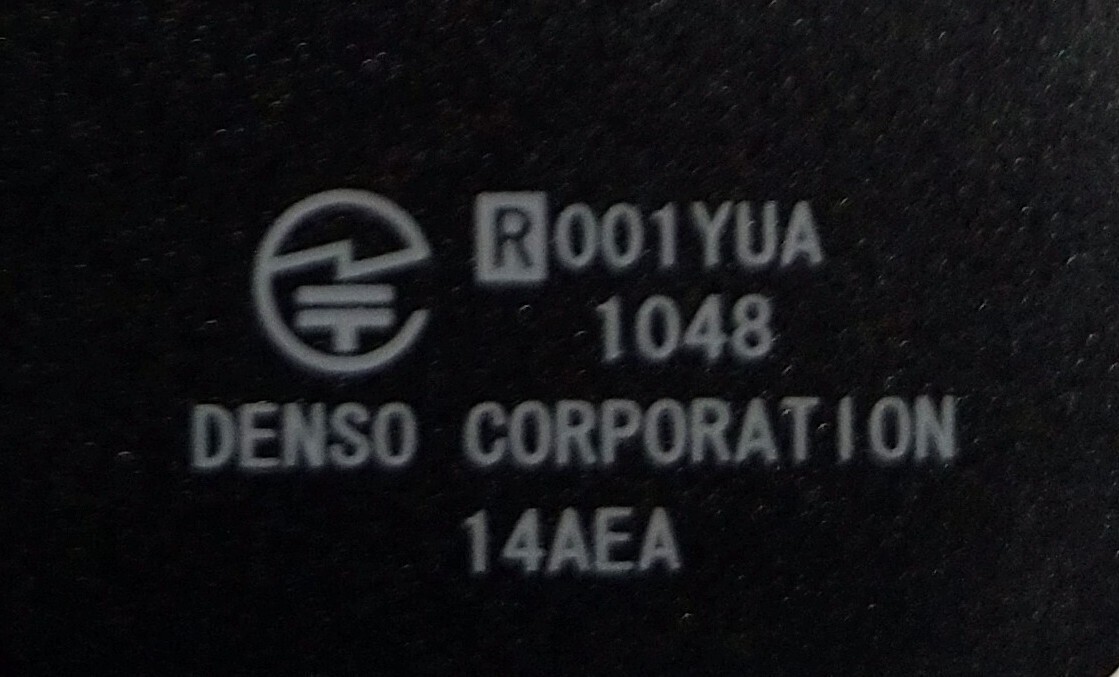 初期化済トヨタ レクサス純正スマートキーカードキー001YUA1048 14AEA新品電池付き⑱_画像3