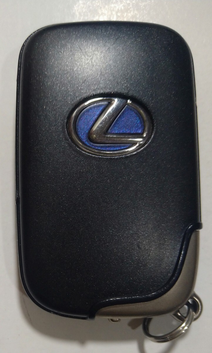 初期化済 トヨタ レクサス純正スマートキー2ボタン 基盤番号271451−5300 新品電池サービス⑭_画像2