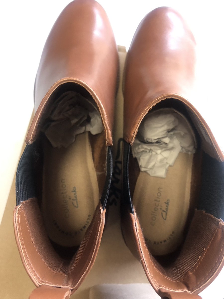 Clarks（クラークス）Taylor Shine / テイラーシャイン （タンレザー）UK5.5/24.5cm_画像6