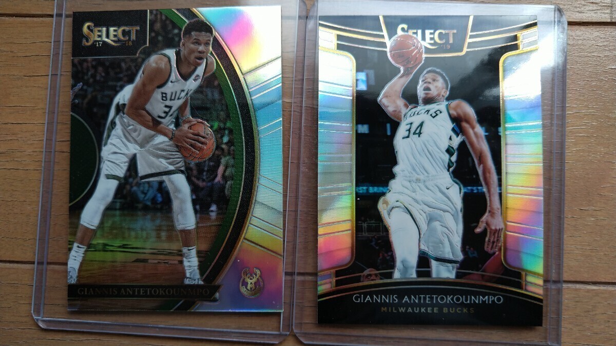 GIANNIS ANTETOKOUNMPO 2014−20 SELCT SILVER PRIZM 9枚セット _画像3