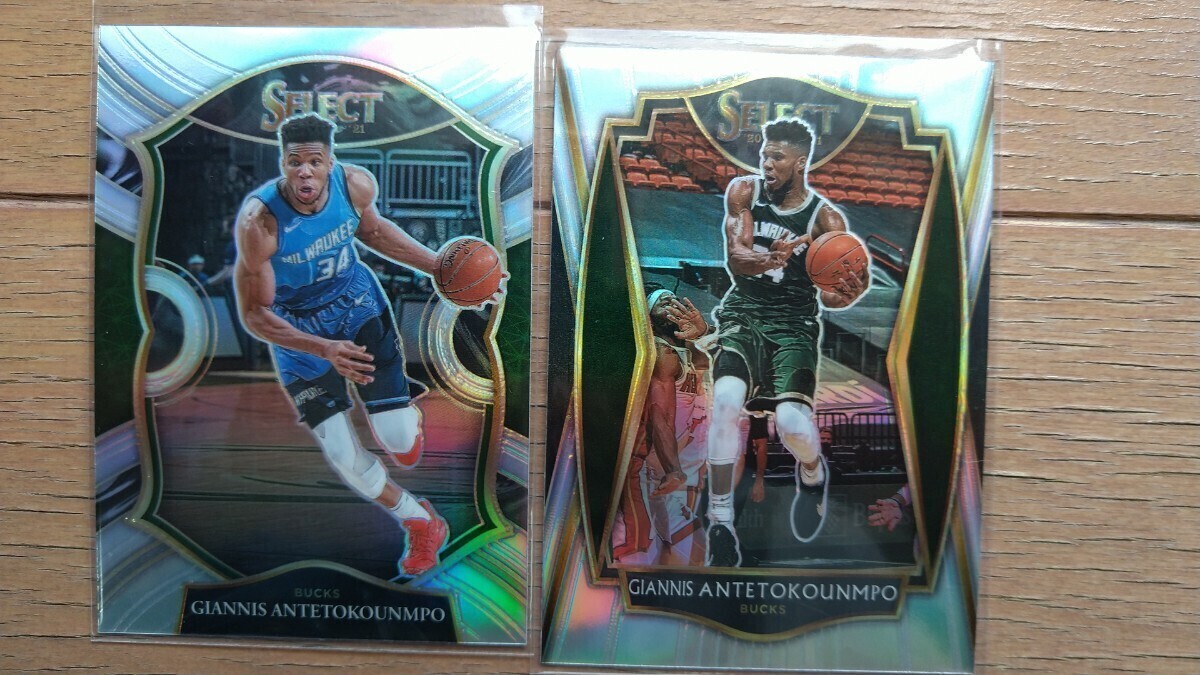 GIANNIS ANTETOKOUNMPO 2014−20 SELCT SILVER PRIZM 9枚セット _画像5