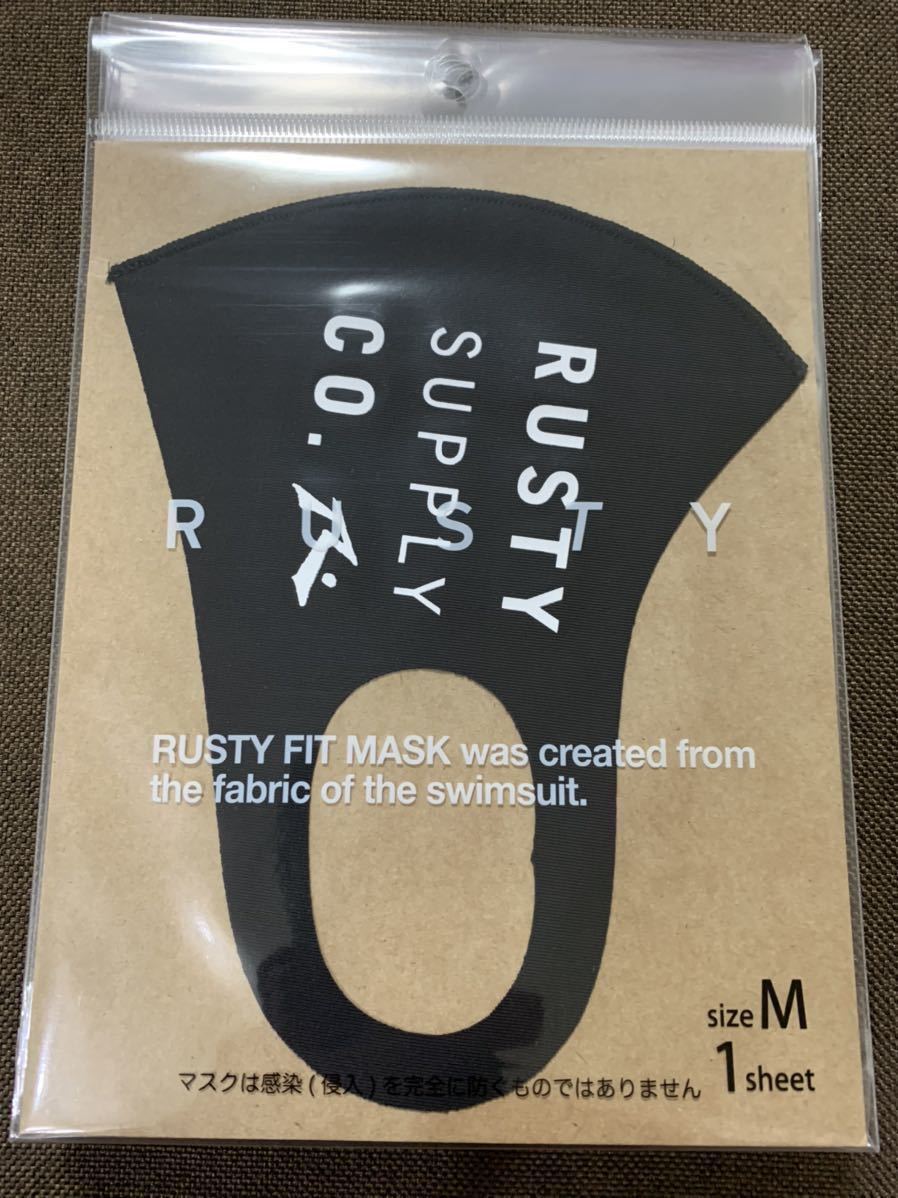 RUSTY ラスティ スポーツマスク Ｍサイズ 6枚 UVカット水着素材 UPF50+ 男女兼用 ユニセックス