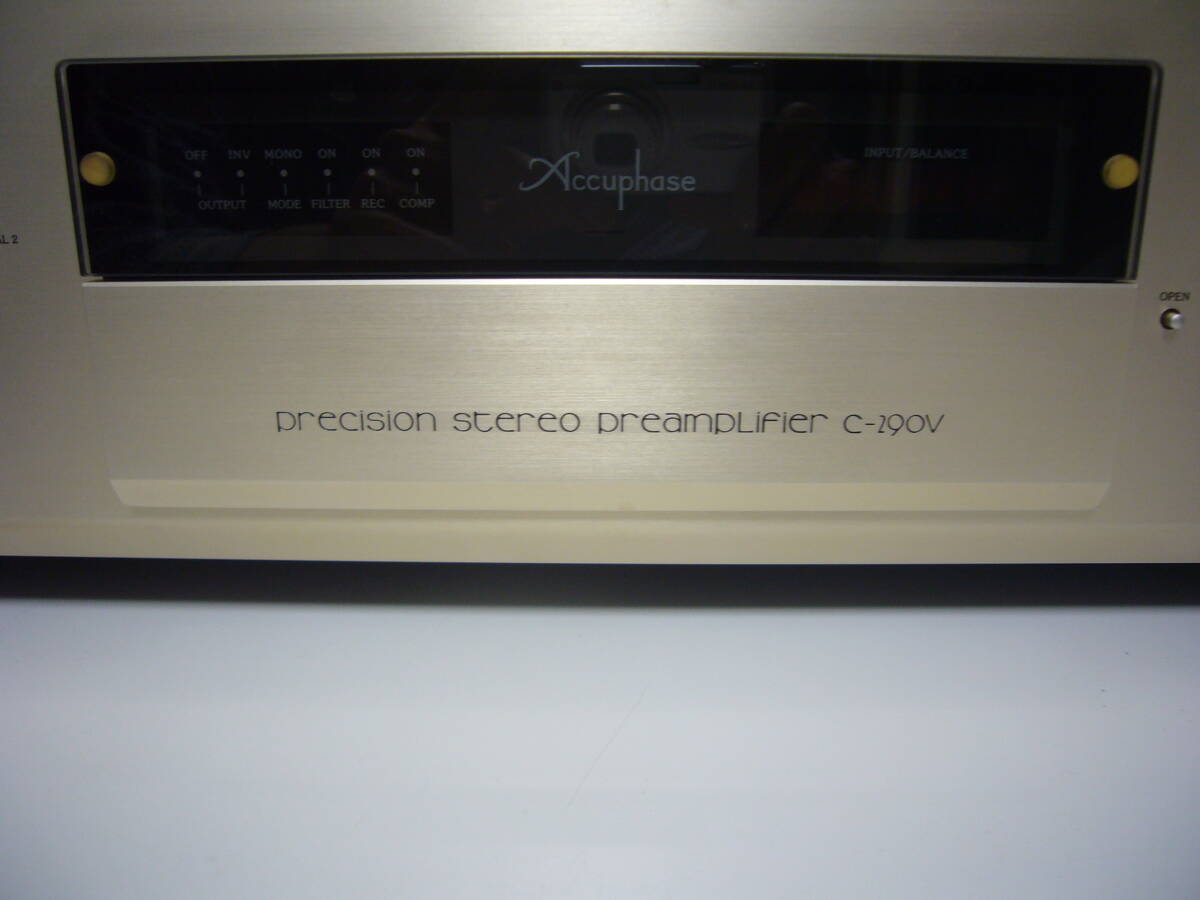 Accuphase アキュフェーズ ステレオ プリアンプ C-290V_画像2