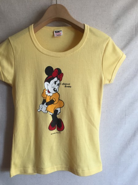 【Collegiate Pacific】Tシャツ レディースM ミニーマウス 80s ヴィンテージ Disney 良品 USA製 送料無料の画像1