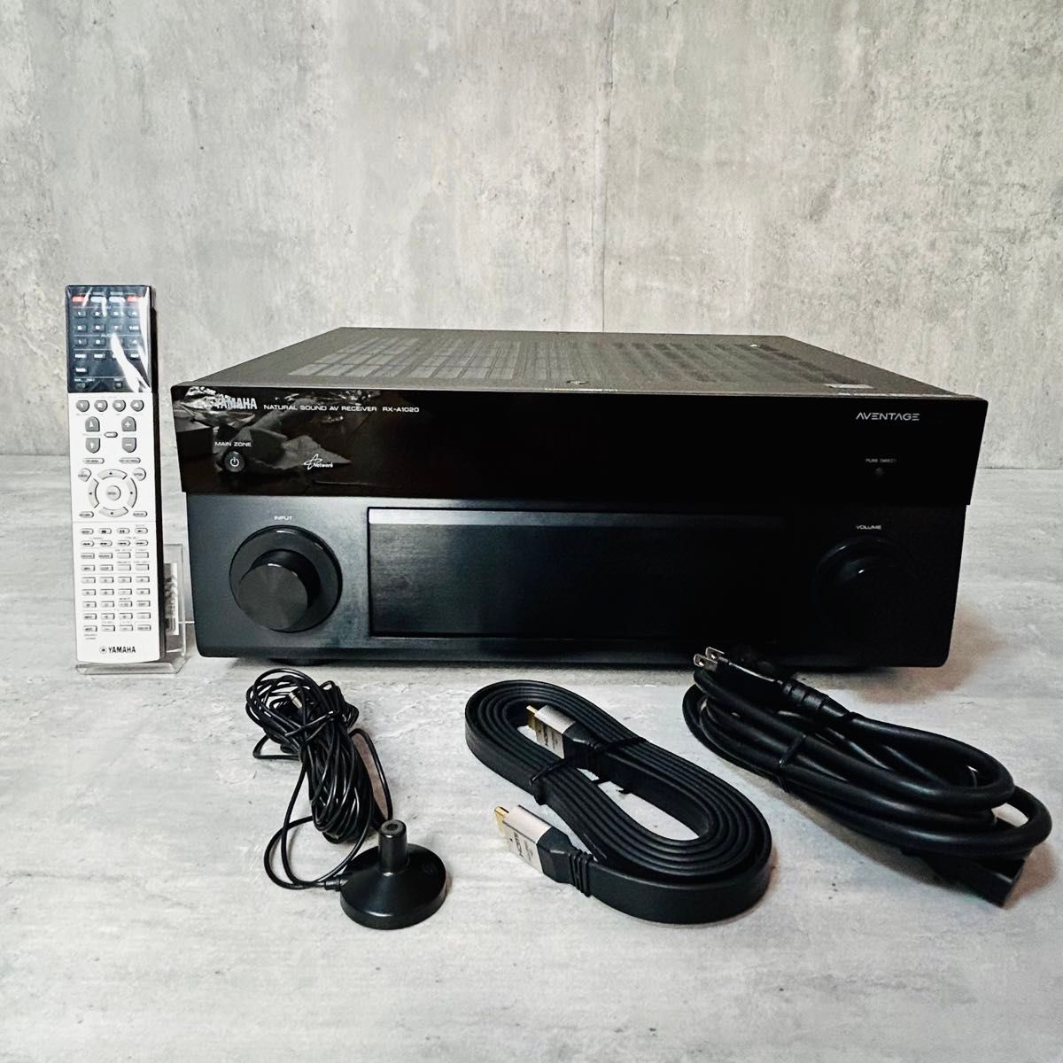 美品 YAMAHA ヤマハ  AVENTAGE RX-A1020 AVアンプ 4K映像 7.1ch対応 新品純正リモコン付き