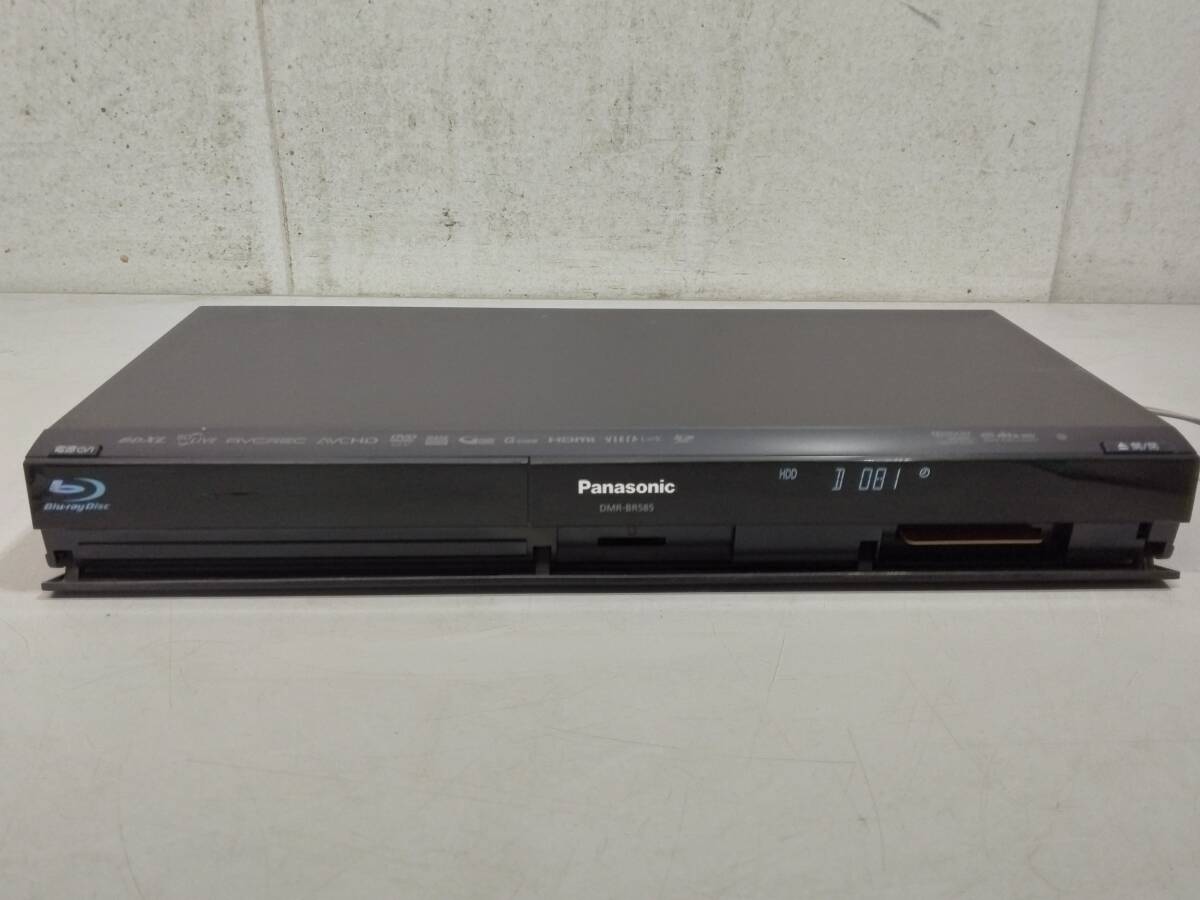 ☆Panasonic パナソニック DMR-BR585 ブルーレイディスクレコーダー BD/DVD リモコン付き ！100サイズ発送の画像2