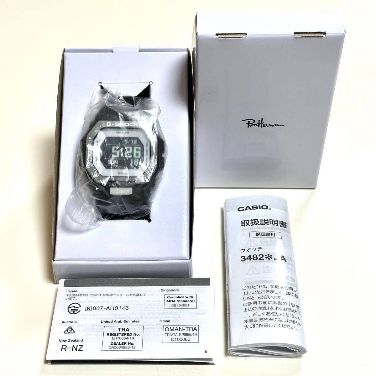 新品未使用 2024年 CASIO G-SHOCK Ron Herman GBX-100 G-LIDE 新品未使用 2024年 CASIO G-SHOCK Ron Herman GBX-100 G-LIDE
