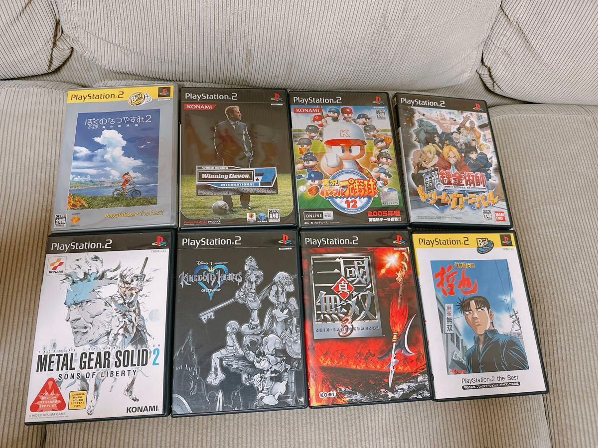 動作確認済み】PS2本体+ソフト8枚 すぐに遊べるお得なセット 動作確認済み】PS2本体+ソフト8枚 すぐに遊べるお得なセット