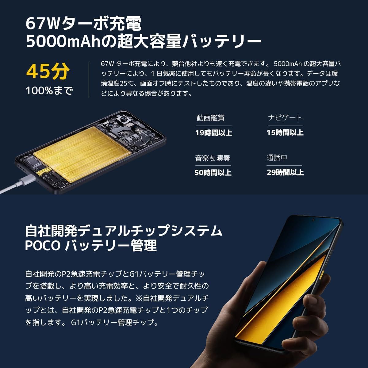 POCOX6PRO 5G 8GB/256GB イエロー