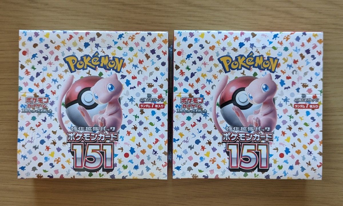 ポケモンカード151　2BOX　シュリンク付