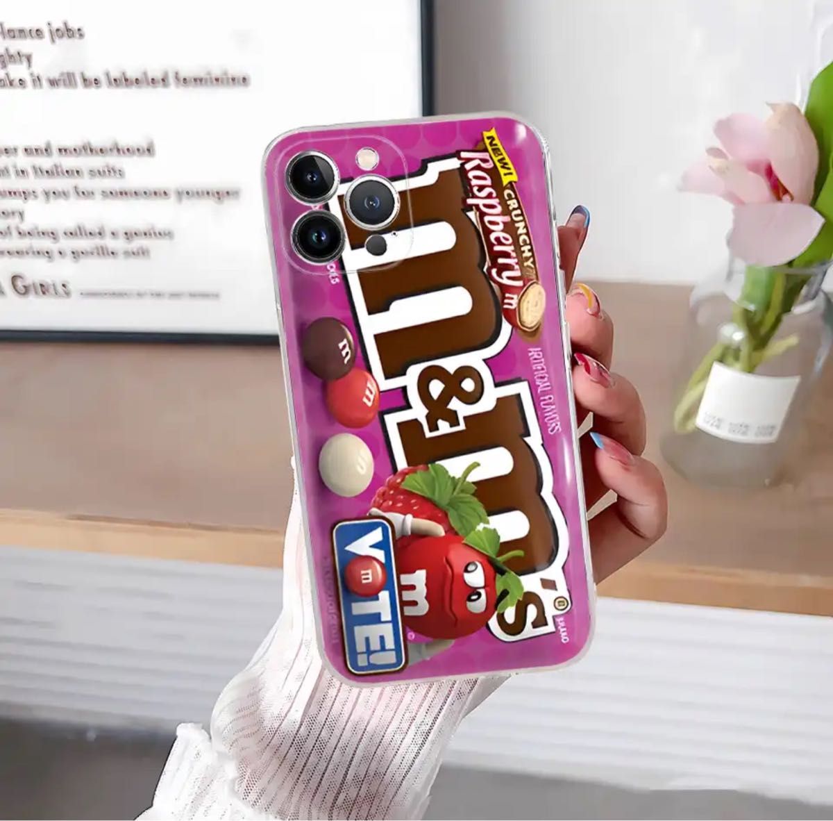 M&M'SチョコレートiPhone14 pro ケース