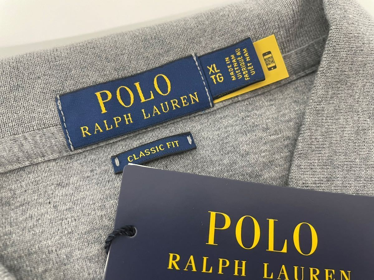 新品■POLO ラルフローレン メンズ 半袖シャツ XL グレー 襟付き ポロシャツ クラシックフィット 大きいサイズ_画像6