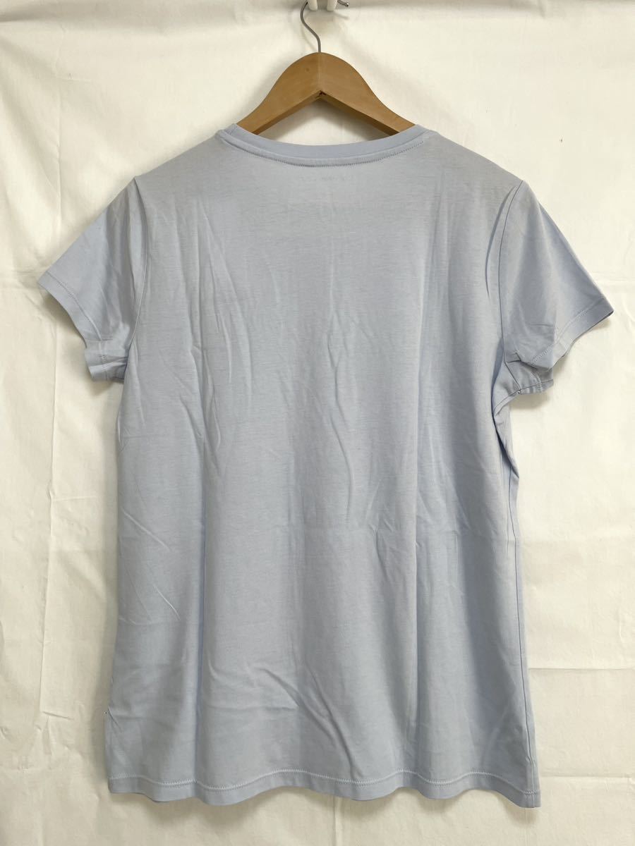 新品■CK カルバンクライン レディース 半袖シャツ L ブルー ロゴ Tシャツ_画像4