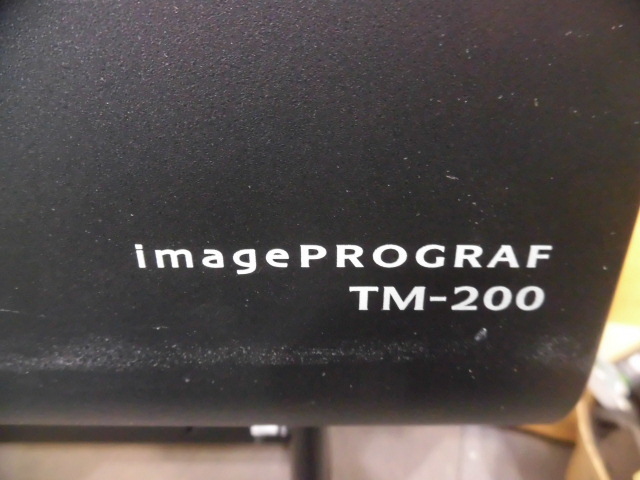 [A19552] Canon ImagePROGRAF TM-200 A1 対応 大判インクジェットプリンター ☆引取限定 ▼現状品 パーツ取用_画像10