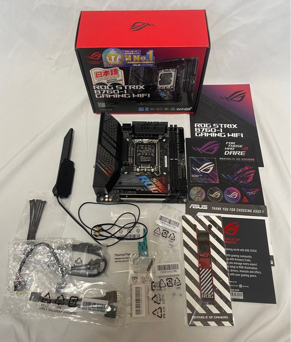 【美品動作確認済USED】ASUS ROG STRIX B760-I GAMING WIFI