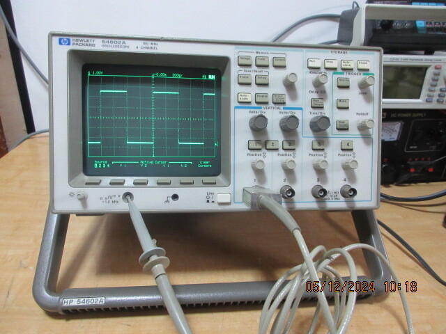 デジタル　オシロ　１５０Mhz　４CH　５４６０２A　オプション付き_画像1