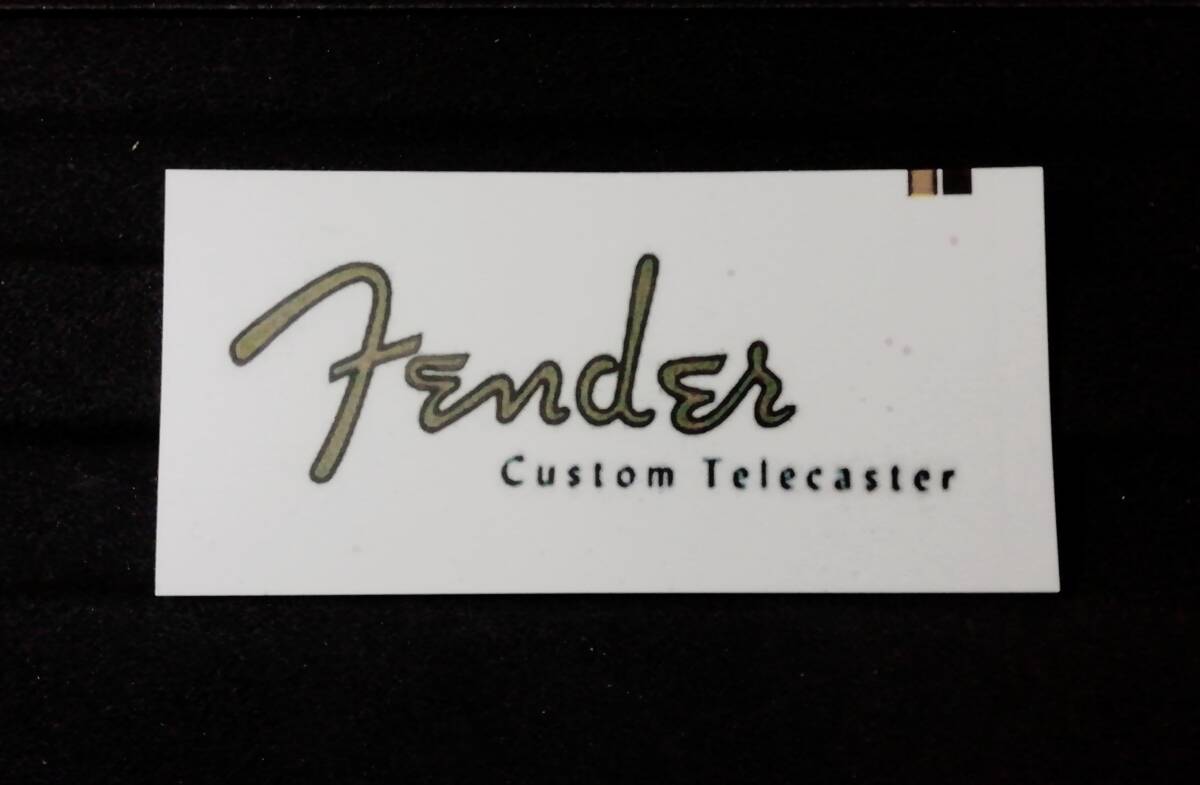 ☆Fender USA Custom Telecaster☆補修用デカール(シール)☆1959-1964☆ゴールド☆ライトレリック仕様☆ ctdgplr201_画像1