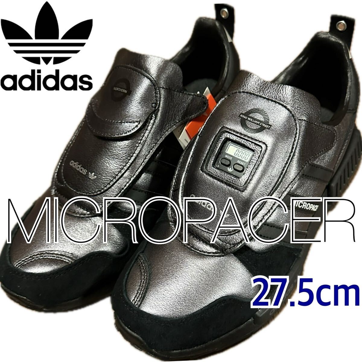 adidas originals MICROPACER R1 マイクロペーサー ブラック 黒 オールブラック アディダス オリジナルス TFL コラボ スエード レア 新品_画像1