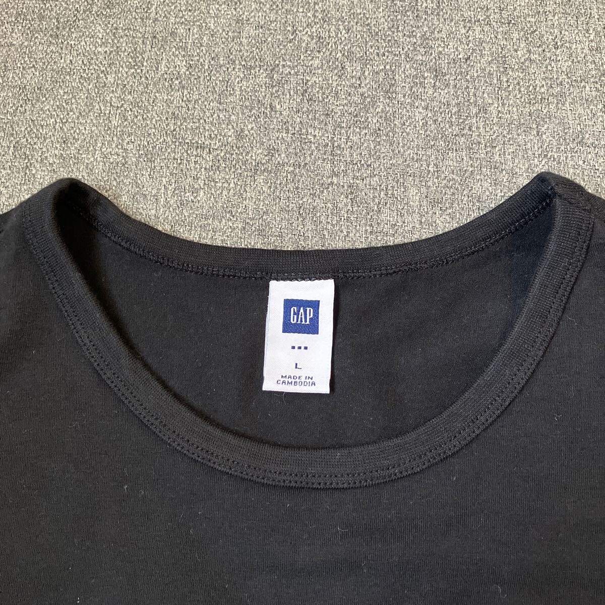 ★GAP 半袖Tシャツ★ Lサイズ　黒　古着_画像5