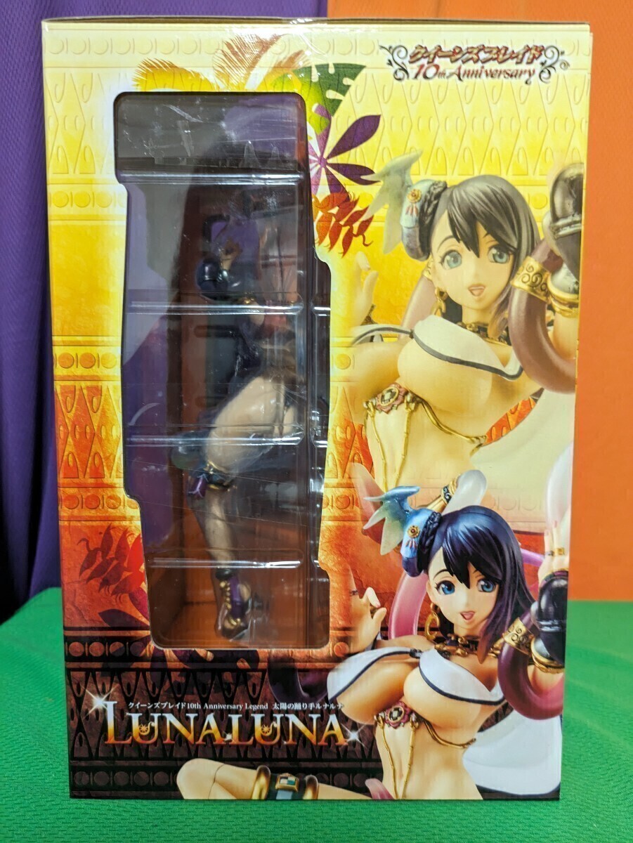 [10 anniversary commemoration package ] sun. .. hand luna luna * unopened goods * Queen's Blade libeli on * month .. .. hand / beautiful young lady figure / cast off 