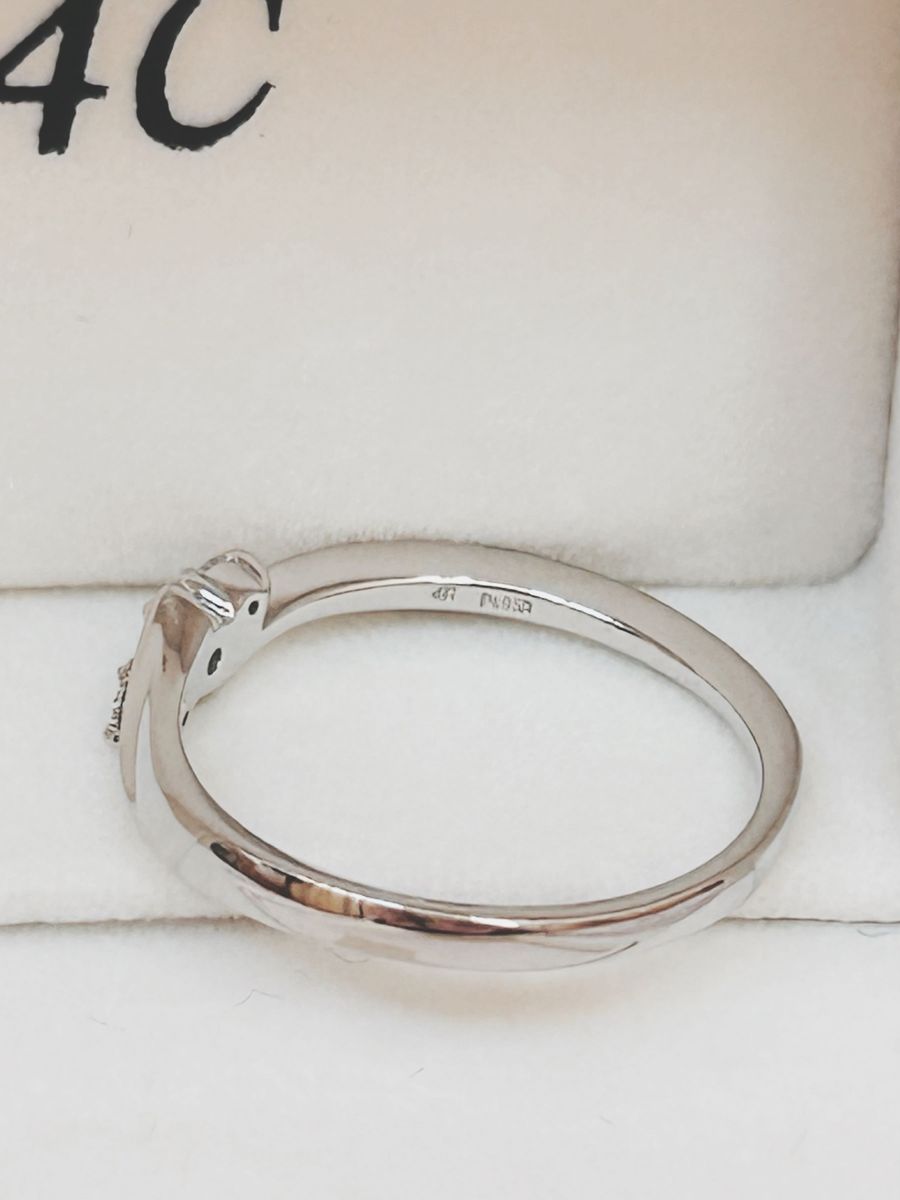 4°C プラチナリング 10号　pt950 ダイヤモンドリング 指輪 ヨンドシー　定価99000円