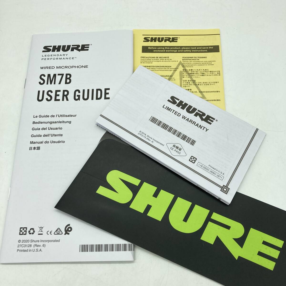 【未検品】SHURE シュア ダイナミックマイク SM7B /Y21649-S1_画像9