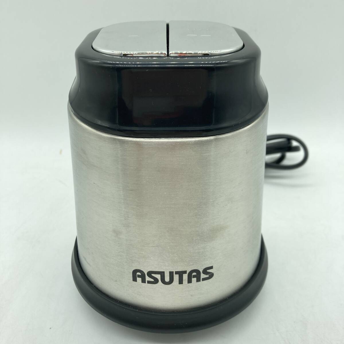 【通電確認済】ASUTAS フードプロセッサー 2種類ボウル 2L 大容量 フードチョッパー /Y21757-C3_画像2