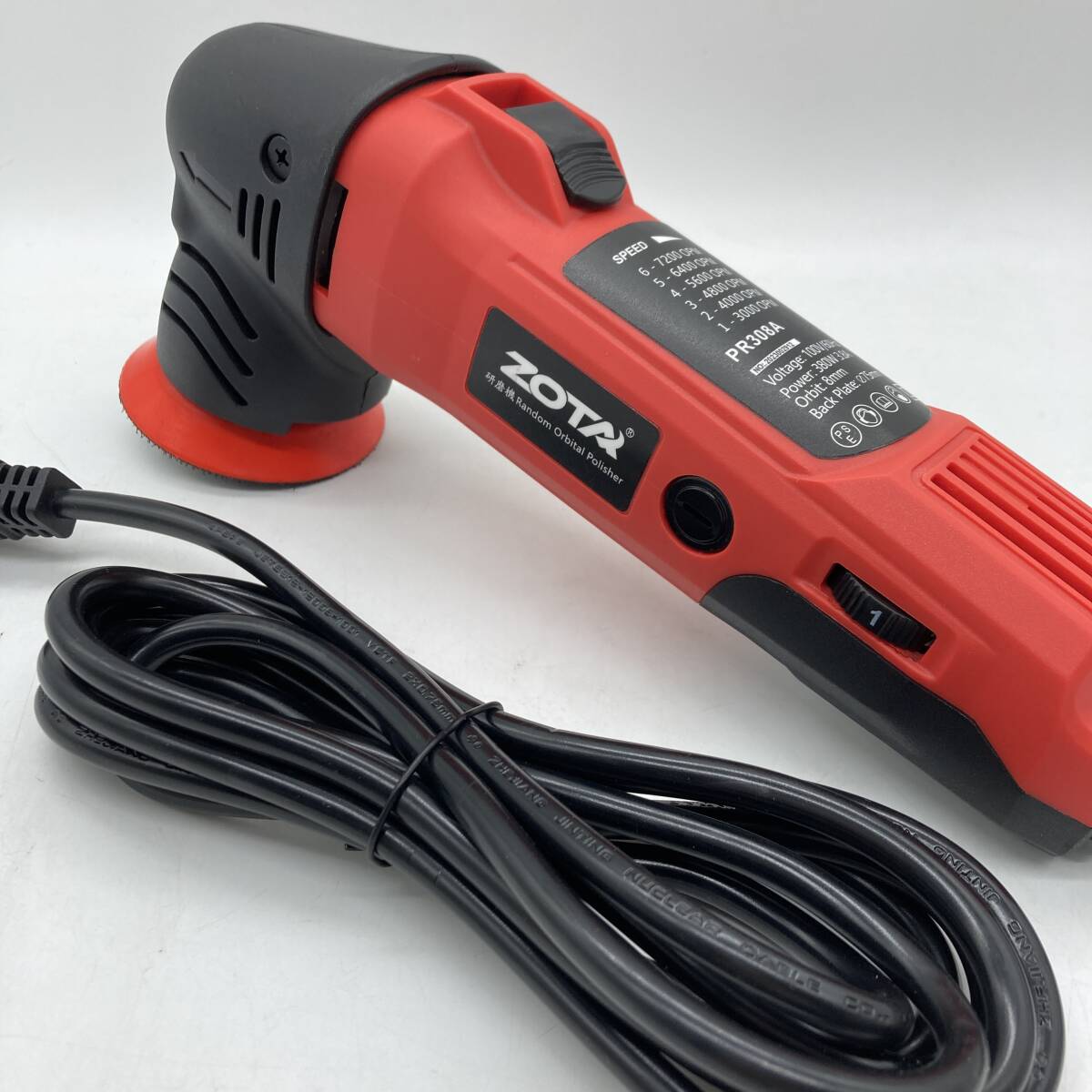 通電確認済】ZOTA ポリッシャー 75mm 小型 ランダムオービタル式 通電確認済】ZOTA ポリッシャー 75mm 小型 ランダムオービタル式