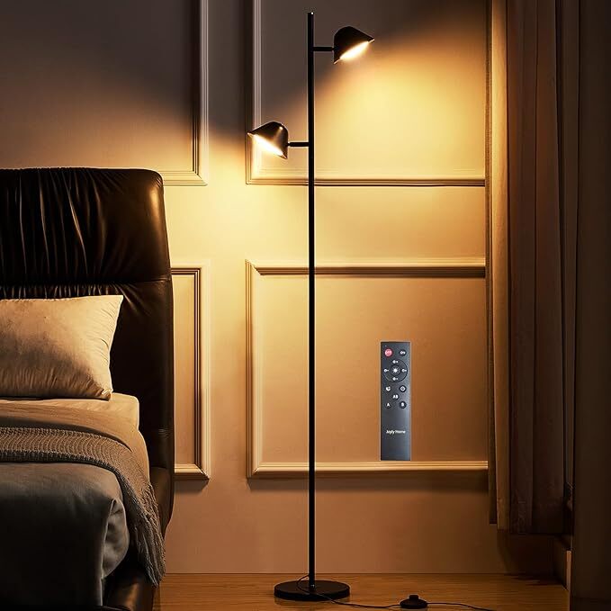 【通電確認済み】Joyly Home LEDフロアライト 20Wフロアライトリモコン付 間接照明おしゃれ 調光 調色/Y21153-R3の画像1