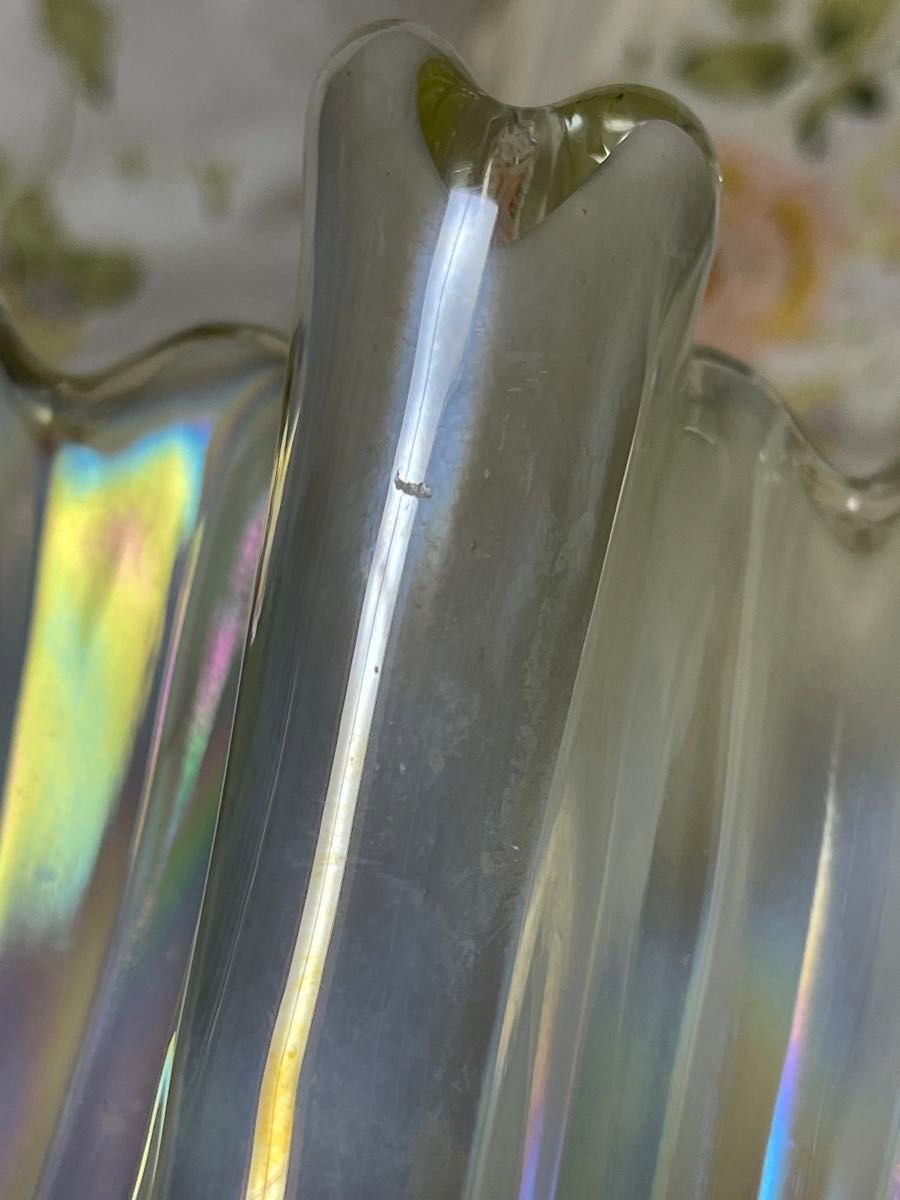 KURATAクラタクラフトガラス パールホワイト 花瓶 花器 ガラス KURATAクラタクラフトガラス パールホワイト 花瓶 花器 ガラス