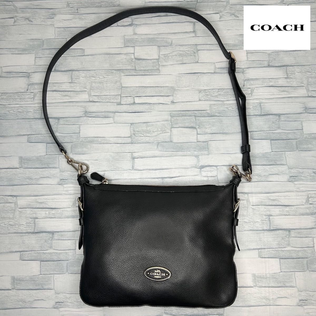 COACH コーチ レザー ショルダーバッグ　