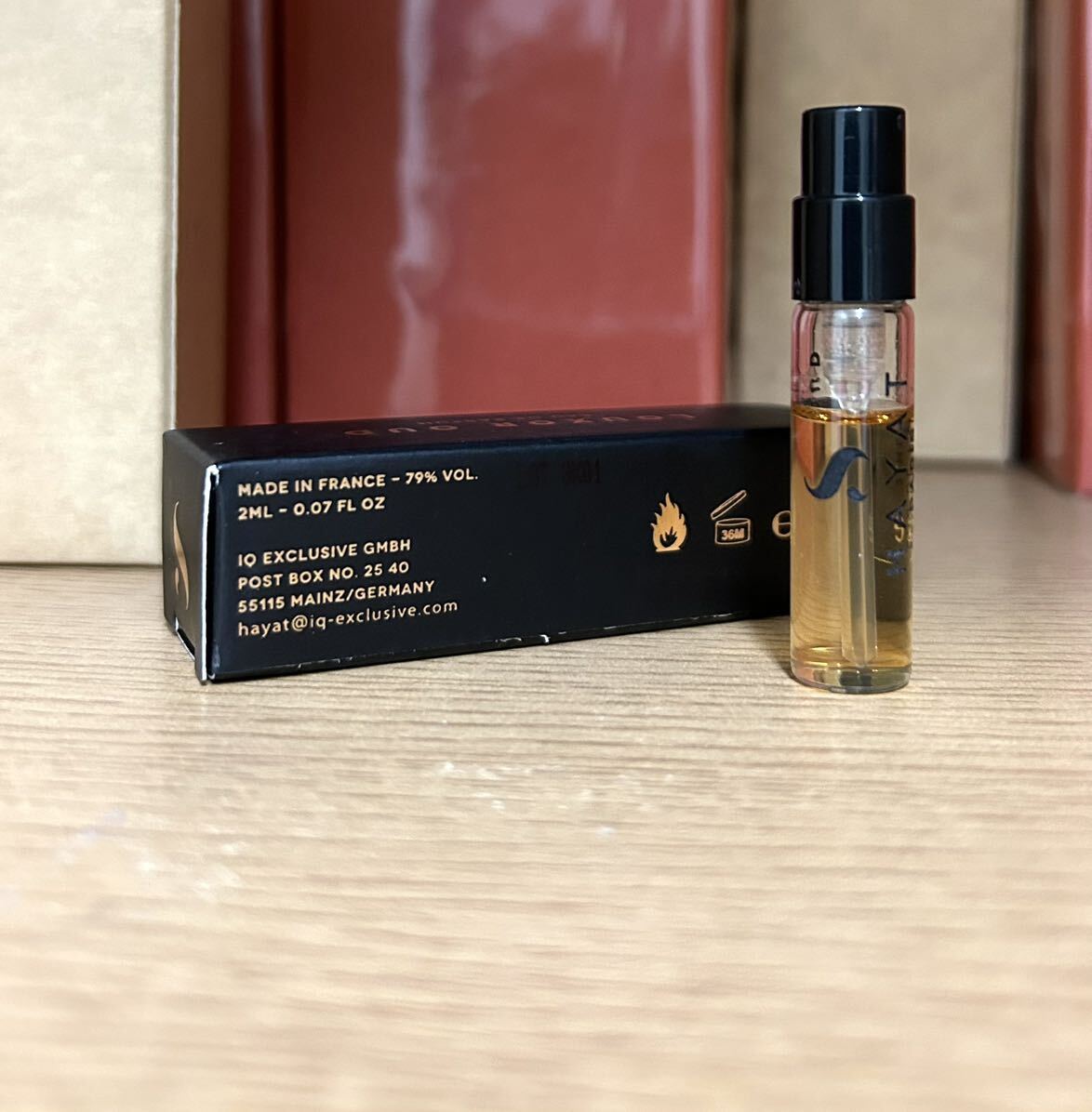 《送料無料》ハヤット ルクソール ウード オードパルファム 2ml ※未使用※ #HAYAT Paris Louxor Oud EDP_画像3