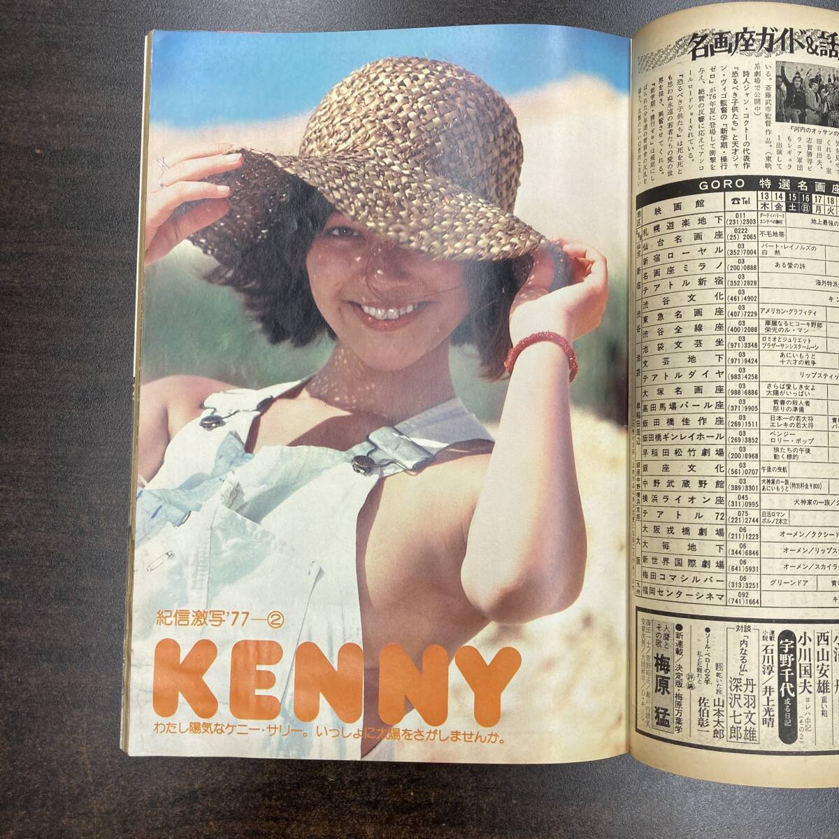 34 雑誌 GORO ゴロー 1977年 昭和52年1月20日 No2 /表紙 山口百恵 ケニー・サアリ の画像8
