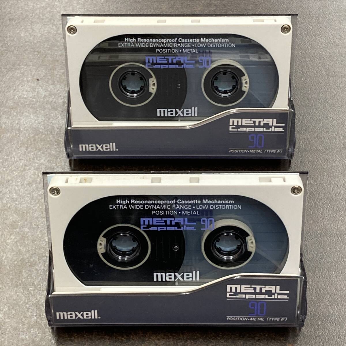 1972BTmak cell METALCapsule 90 минут metal 2 шт кассетная лента /Two Maxell METALCapsule 90 Type IV Metal Position Audio Cassette