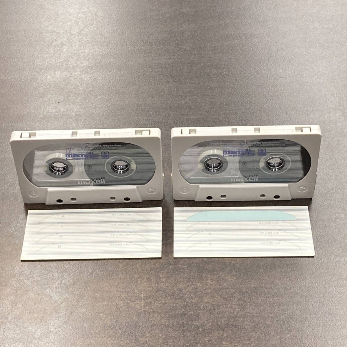 1972BTmak cell METALCapsule 90 минут metal 2 шт кассетная лента /Two Maxell METALCapsule 90 Type IV Metal Position Audio Cassette