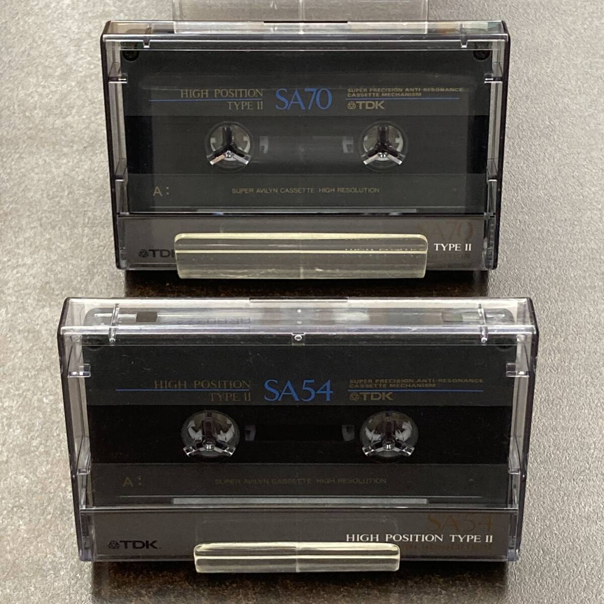 1978BT TDK SA 54 70分 ハイポジ 2本 カセットテープ/Two TDK SA 54 70 Type II High Position Audio Cassette_画像5