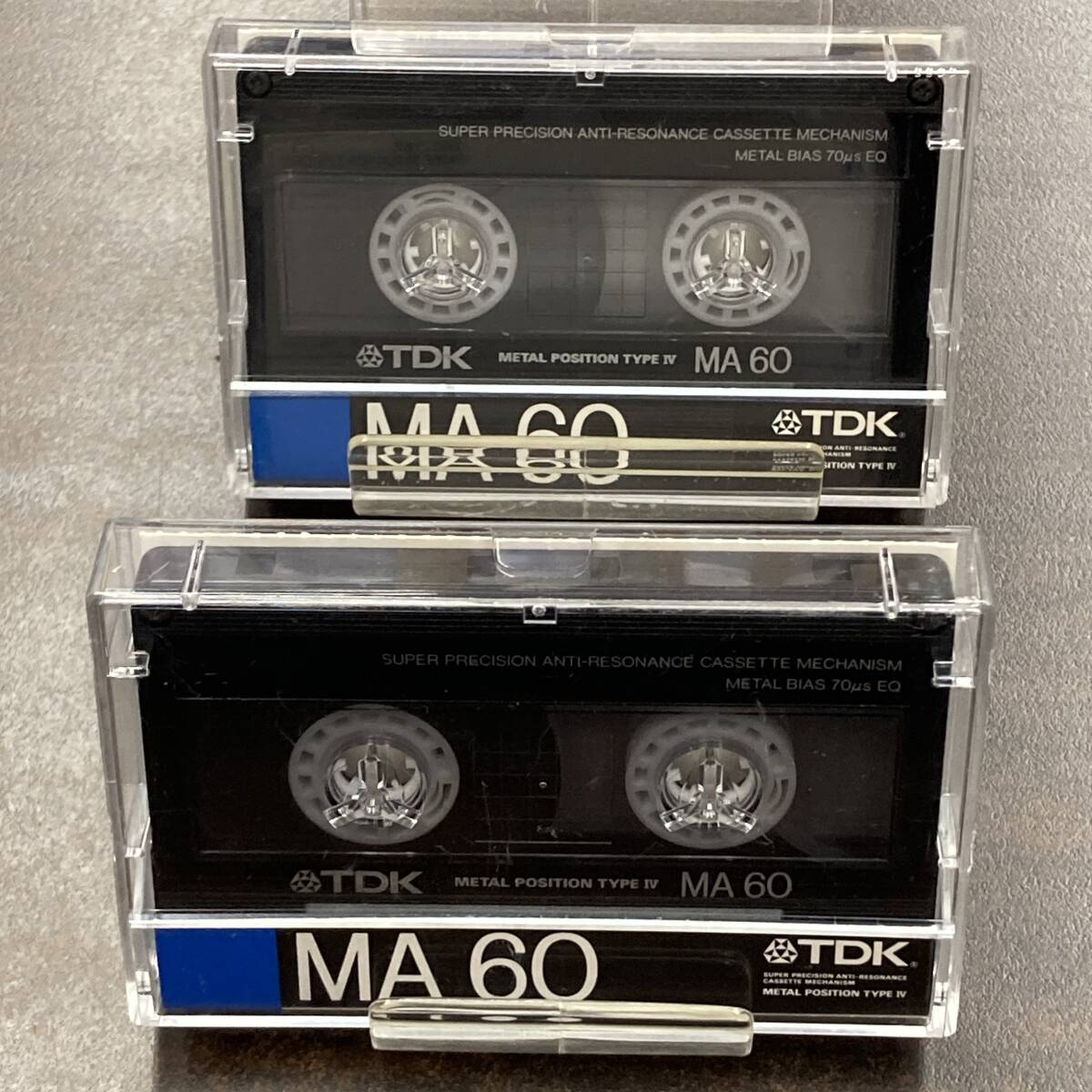 1981BT TDK MA 60分 メタル 2本 カセットテープ/Two TDK MA 60 Type IV Metal Position Audio Cassette_画像5