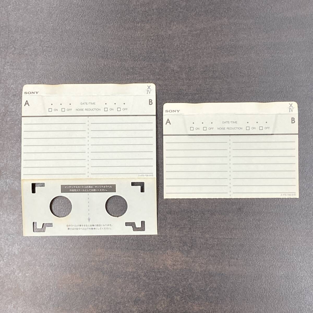 1994BT ソニー XIV 46 54分 メタル 2本 カセットテープ/Two SONY XIV 46 54 Type IV Metal Position Audio Cassette_画像4